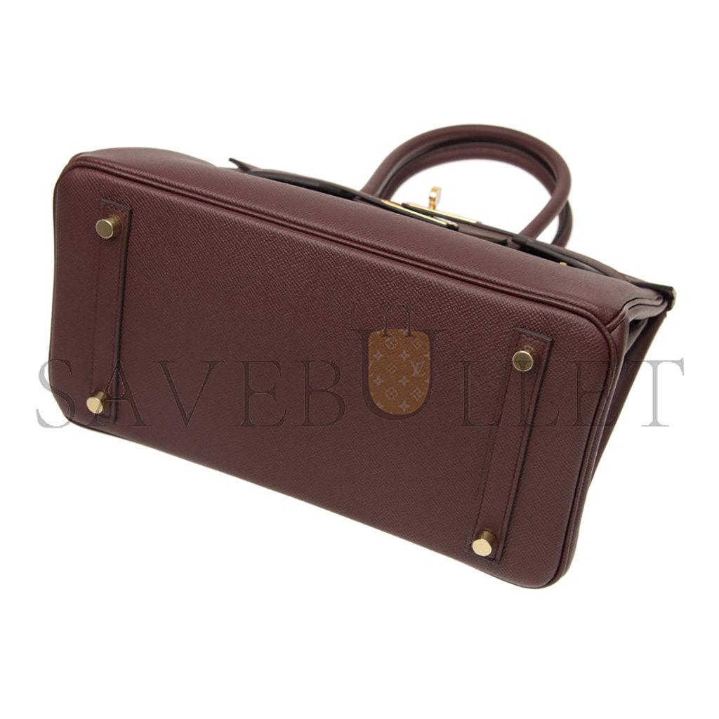H**mes birkin 25 swift leather bordeaux gold buckle h049362ck20 (25*20*13cm)